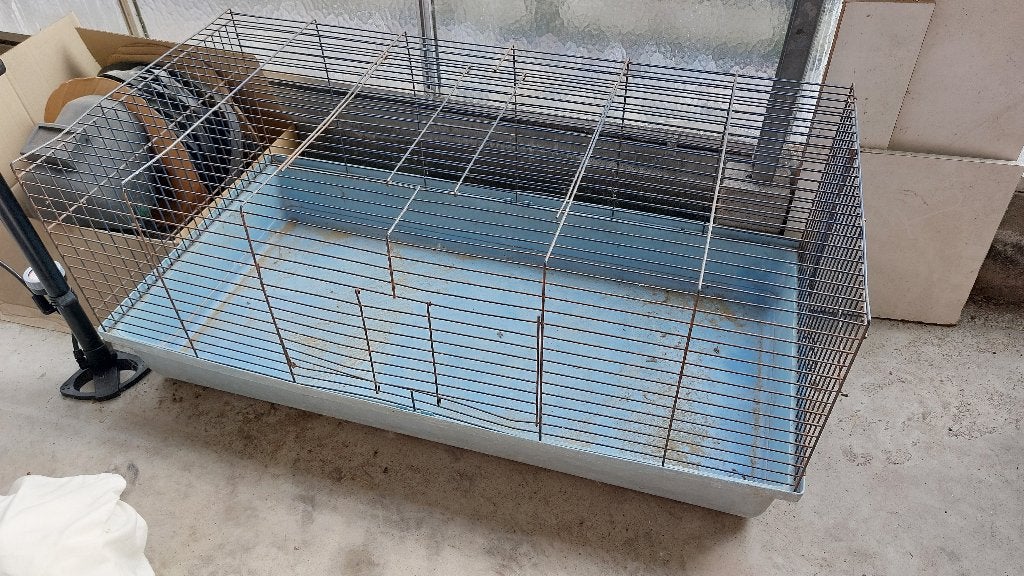grote kooi, Dieren en Toebehoren, Vogels | Hokken en Kooien, Ophalen, Gebruikt, Metaal, Overige typen
