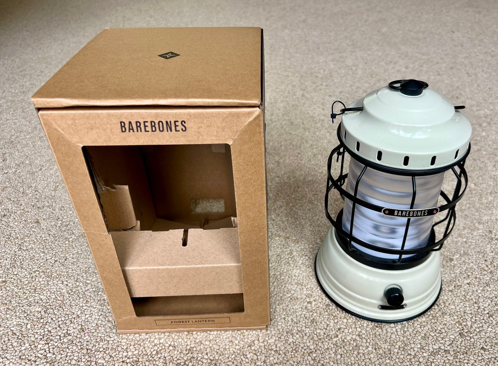 Barebones Forest Lantern Vintage White LIV-162 LED-lantaarn, Ophalen of Verzenden, Zo goed als nieuw