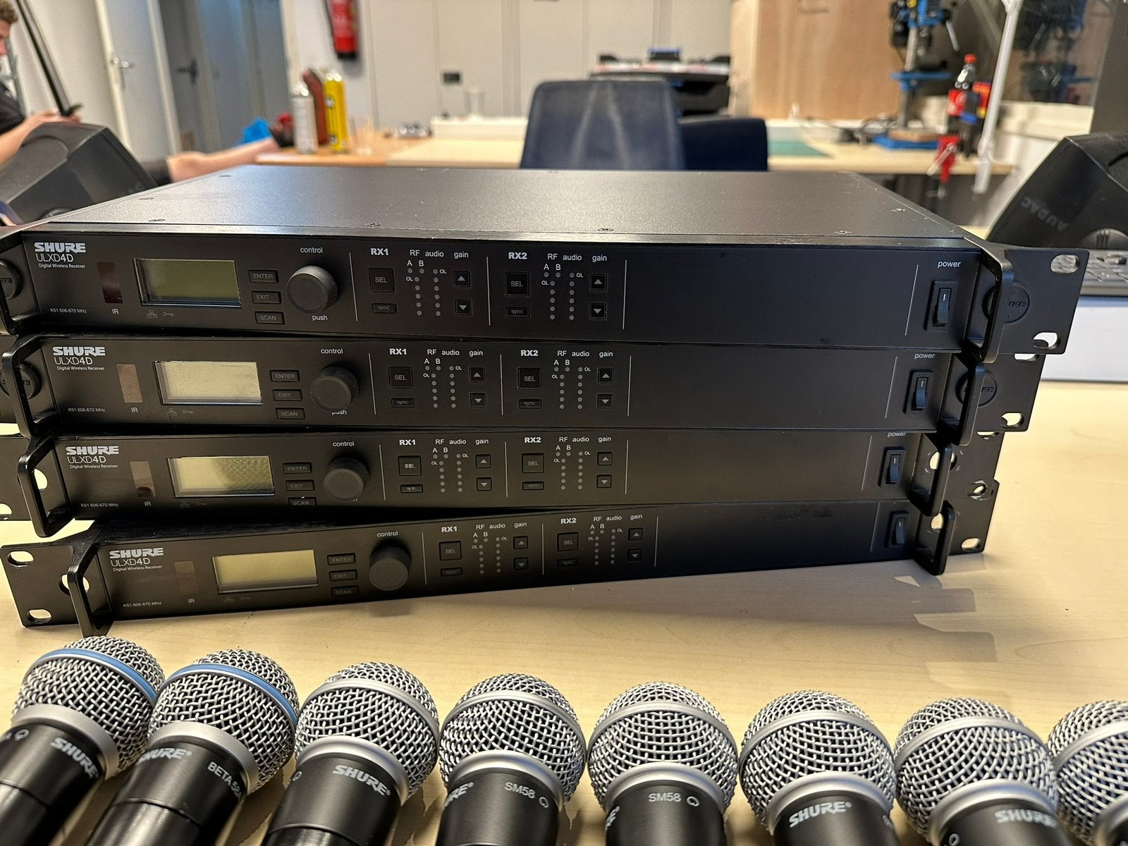 Shure ULXD (K51), Muziek en Instrumenten, Microfoons, Zo goed als nieuw, Zangmicrofoon, Draadloos, Ophalen of Verzenden