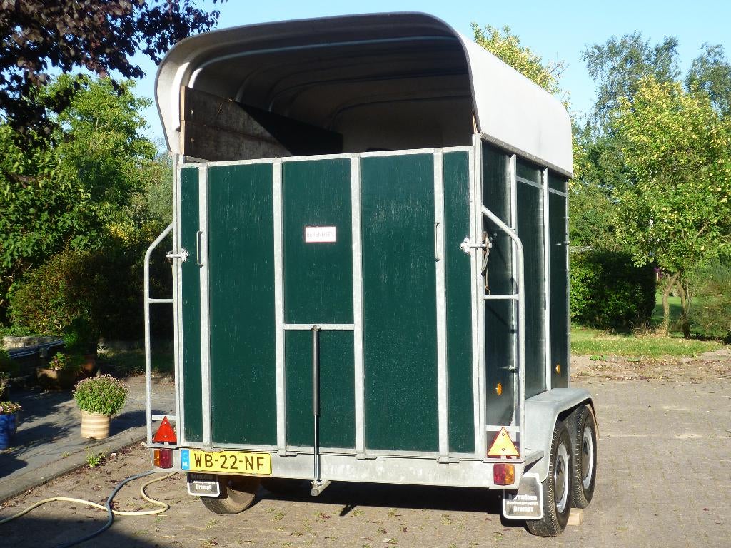 Weijer 2- paardstrailer, Ophalen