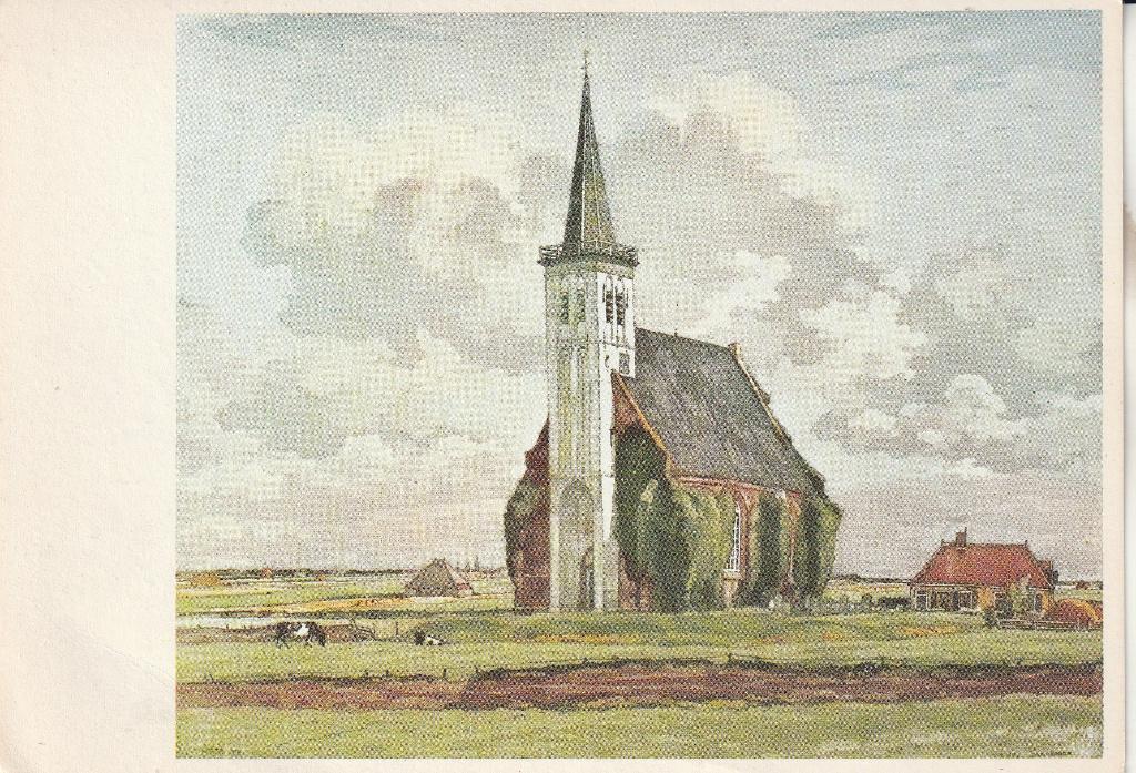 Den Hoorn Texel, Kerk, Ophalen of Verzenden, 1960 tot 1980, Gelopen, Waddeneilanden