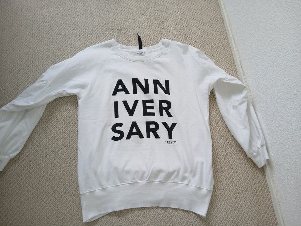 10Days Anniversary Sweater, Wit, Maat 42/44 (L), Ophalen of Verzenden, Zo goed als nieuw
