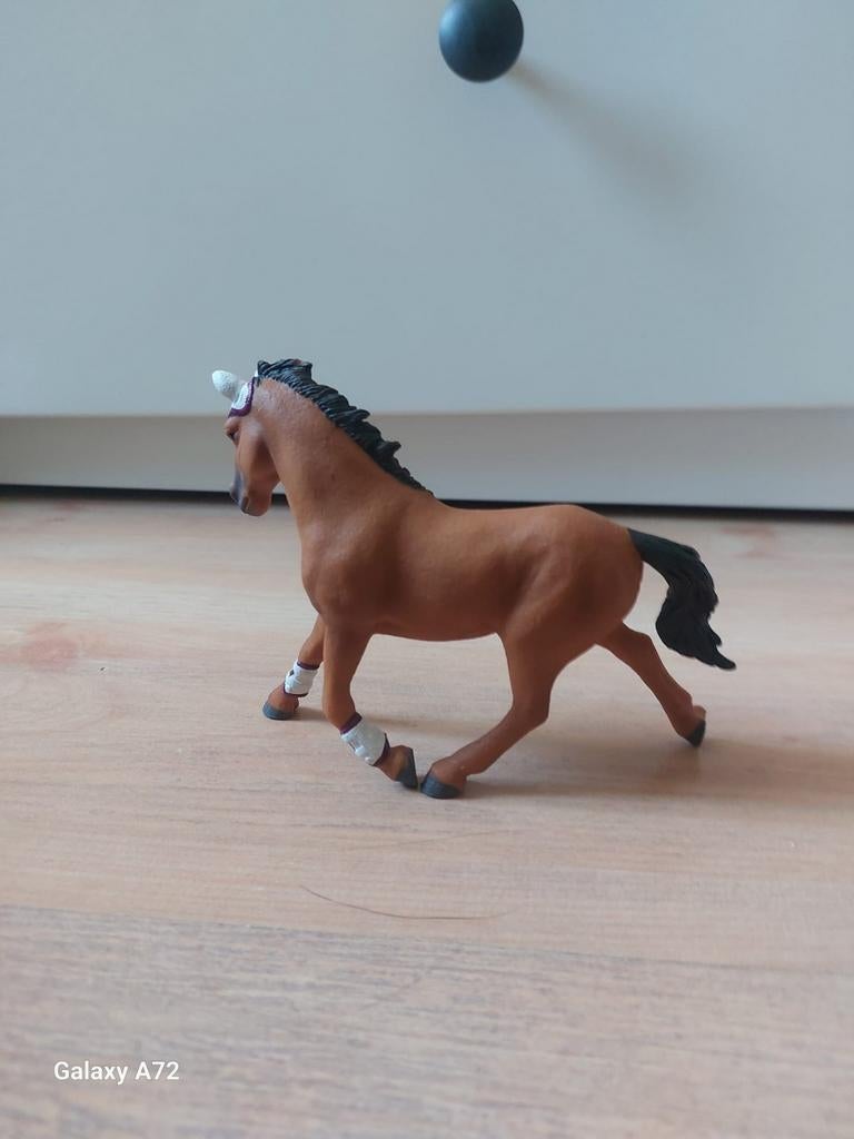 Schleich paard met deken., Ophalen of Verzenden, Zo goed als nieuw