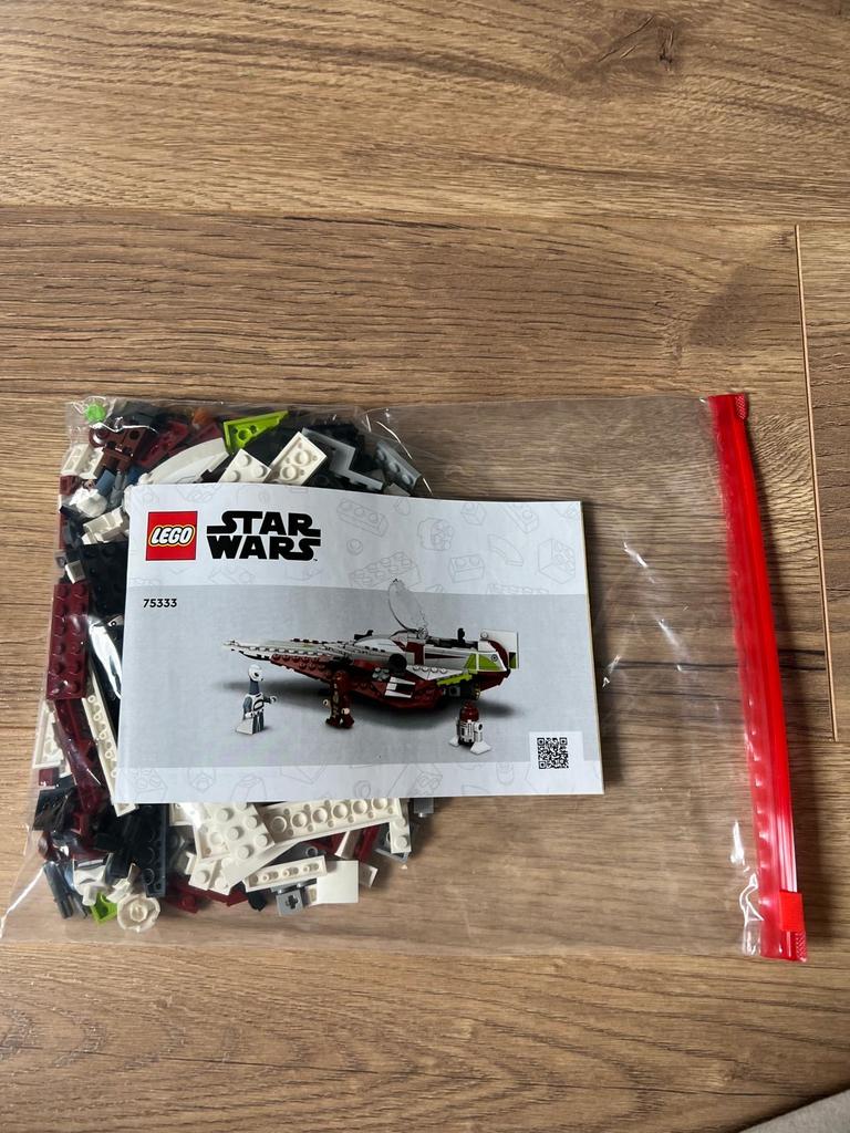 Lego Star Wars Jedi Starfighter Obi-Wan Kenobi 75333, Ophalen of Verzenden, Gebruikt, Complete set, Lego
