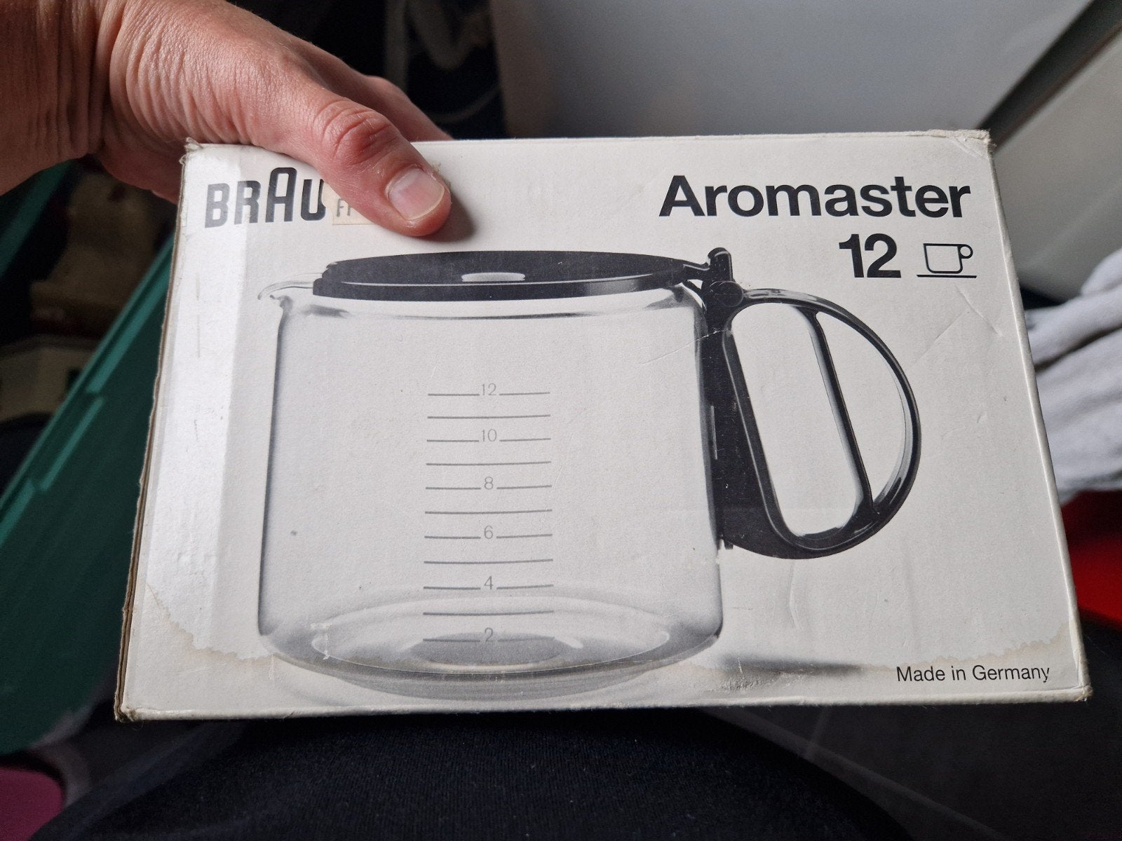 Braun Aromaster 12 koffiekan - Nieuw in doos, Overige modellen, 10 kopjes of meer, Nieuw, Gemalen koffie
