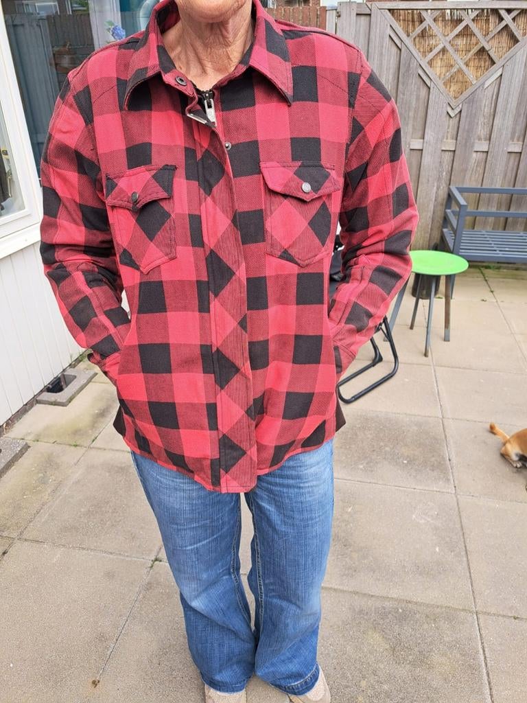 Held riding jacket mt 48/50 zwart/rood, Motoren, Kleding | Motorkleding, Ophalen of Verzenden, Tweedehands, Jas | textiel, Held Biker Fashion