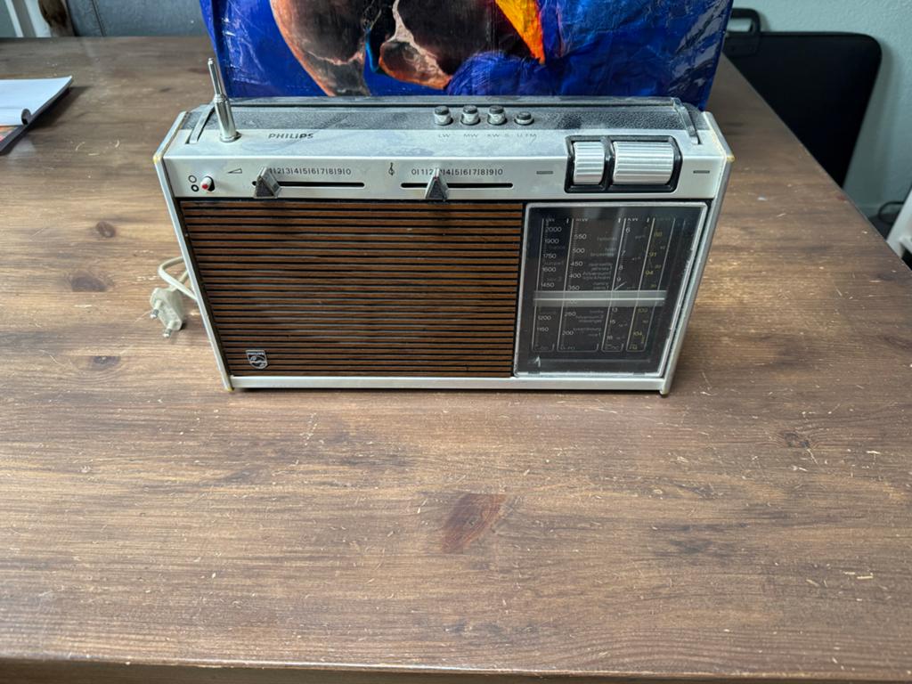 Vintage Philips Radio - Klassieke Transistorradio, Audio, Tv en Foto, Radio's, Gebruikt, Transistorradio, Ophalen of Verzenden
