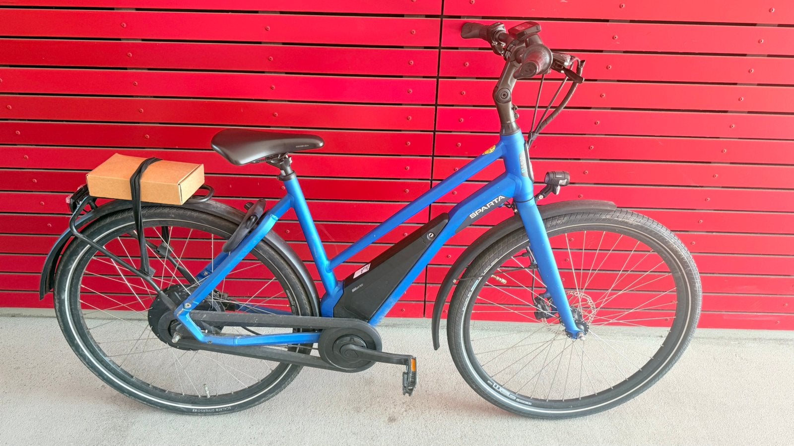 Nette mooie goede Elektrische fiets Sparta R5TE 53cm 5speed, 51 tot 55 cm, Ophalen, Gebruikt, Sparta