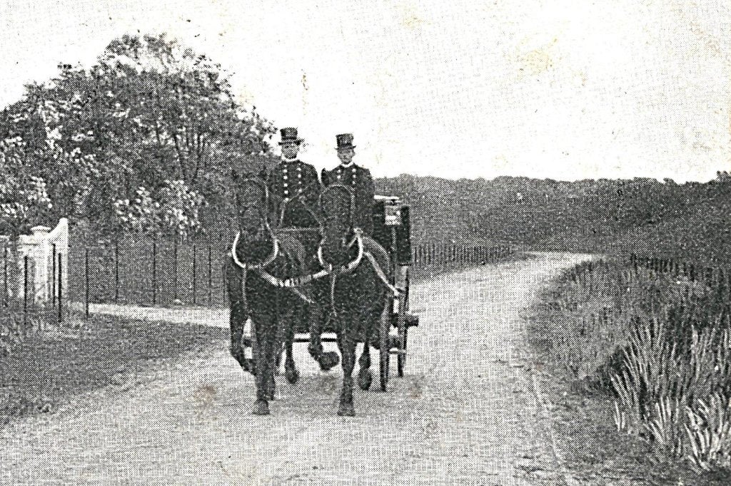 948865 Bloemendaal Duin en Daalscheweg 1906 Gelopen mt zegel, Ophalen of Verzenden, Voor 1920, Gelopen, Noord-Holland