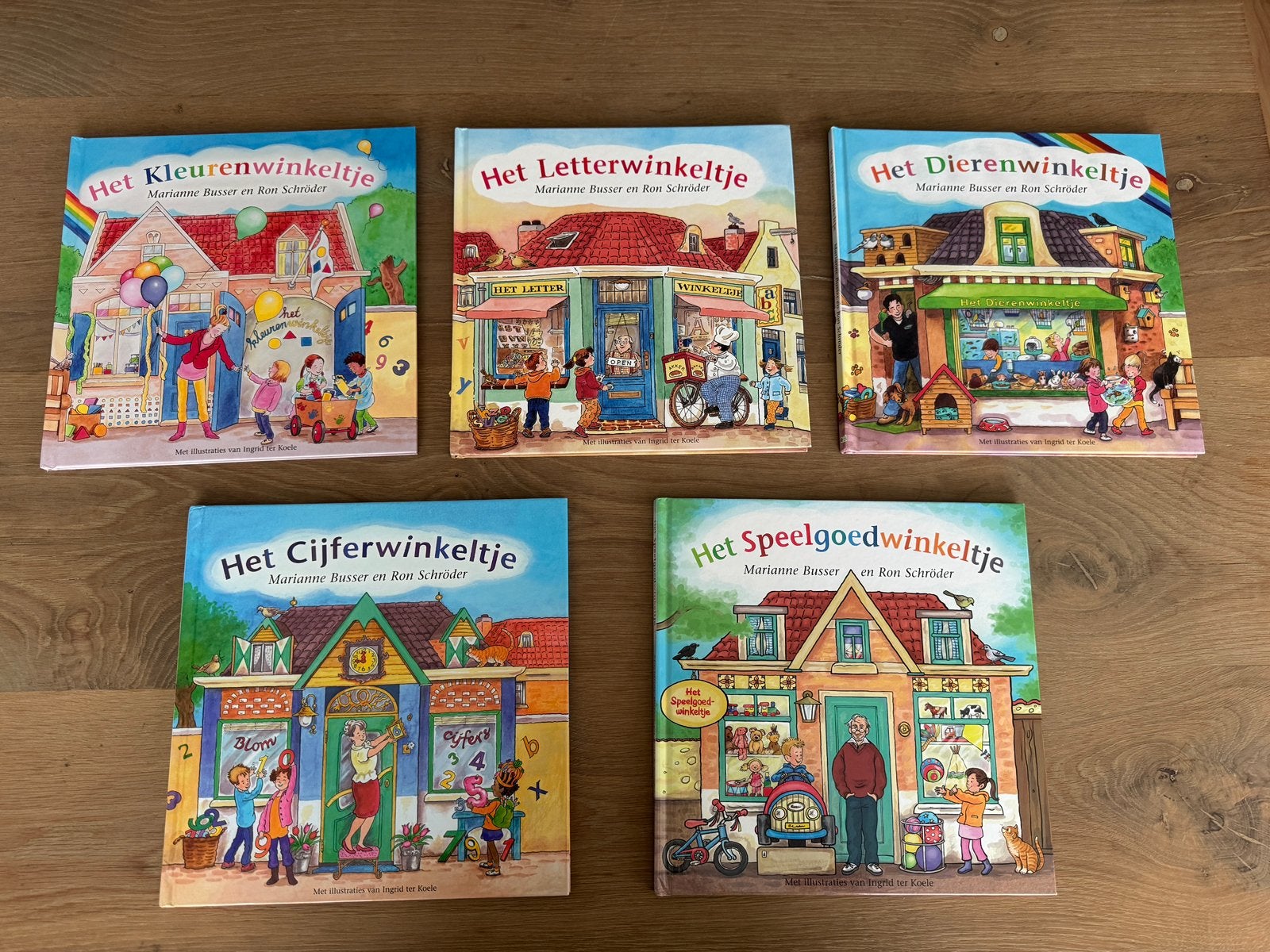 5 x WINKELTJES  boeken van Marianne Busser, Verzenden, Zo goed als nieuw, Fictie algemeen