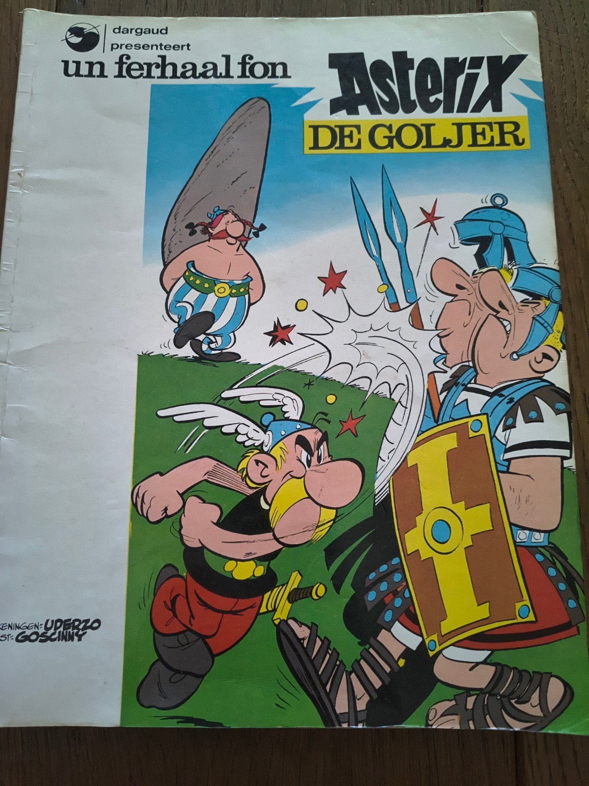 Asterix de Goljer - Vintage Stripboek (1978), Eén stripboek, Ophalen of Verzenden, Gelezen