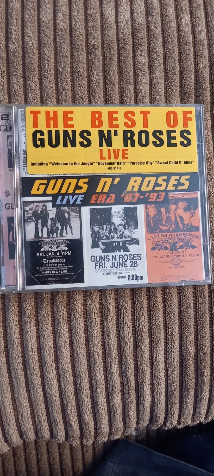 The Best of Guns N' Roses Live CD, Inclusief boekje, Rock, Gebruikt, Ophalen of Verzenden