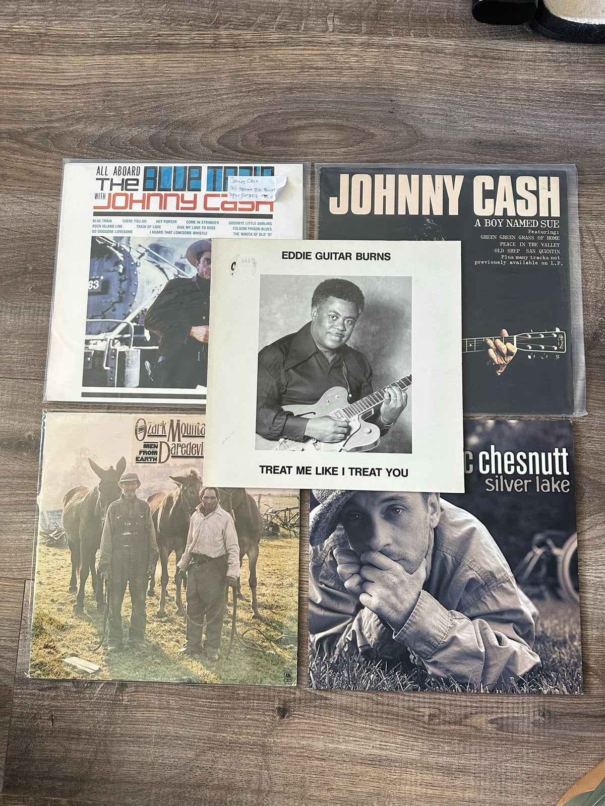 Diverse Vinylplaten: Johnny Cash, Eddie Guitar Burns, C. Che, Cd's en Dvd's, LP, Gebruikt, Ophalen of Verzenden, 12 inch