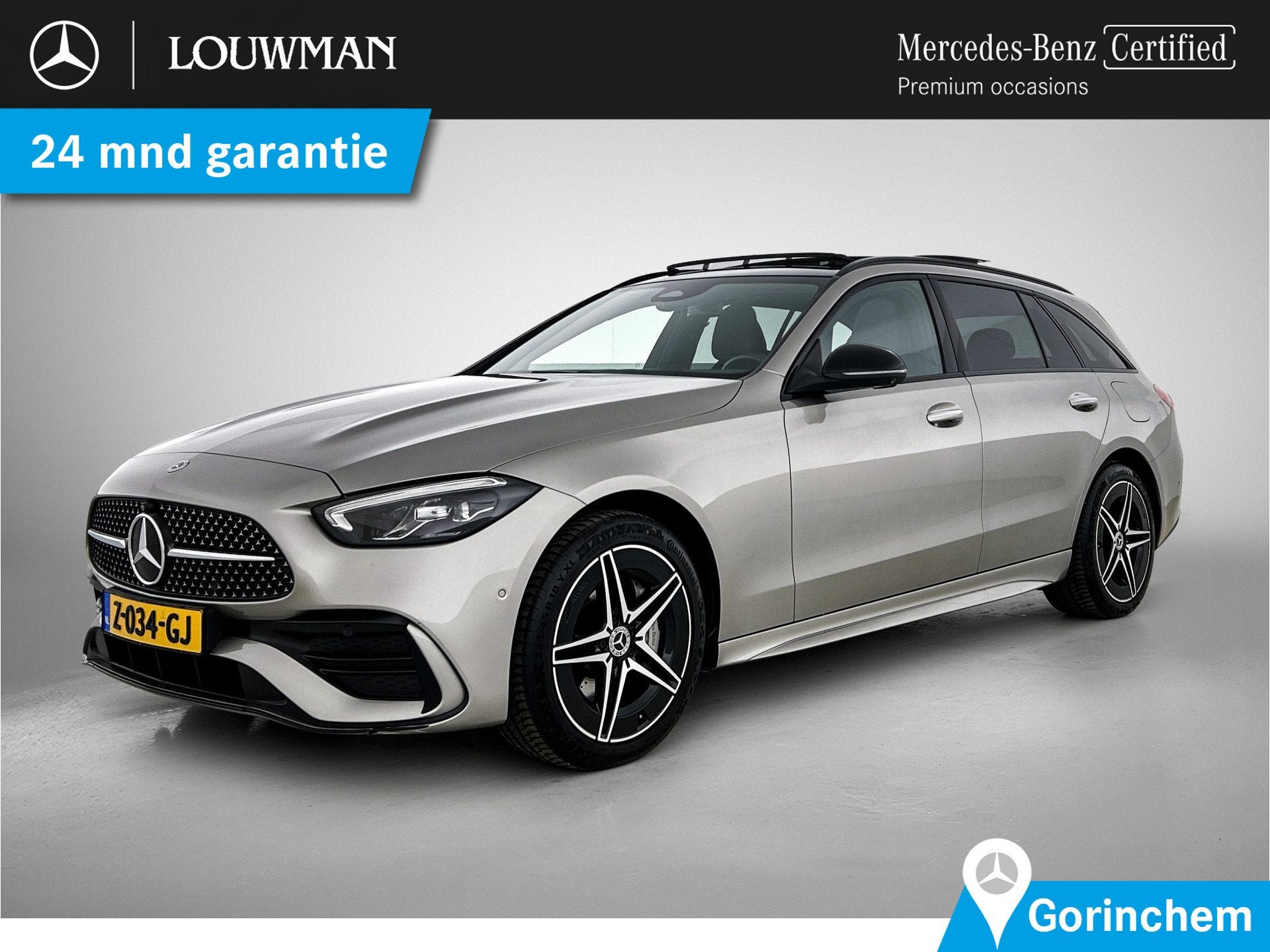 Mercedes-Benz C-Klasse Estate 300 e AMG Plug-In Hybride AMG, Auto's, Automaat, 12 maanden, Achterwielaandrijving, 4 cilinders