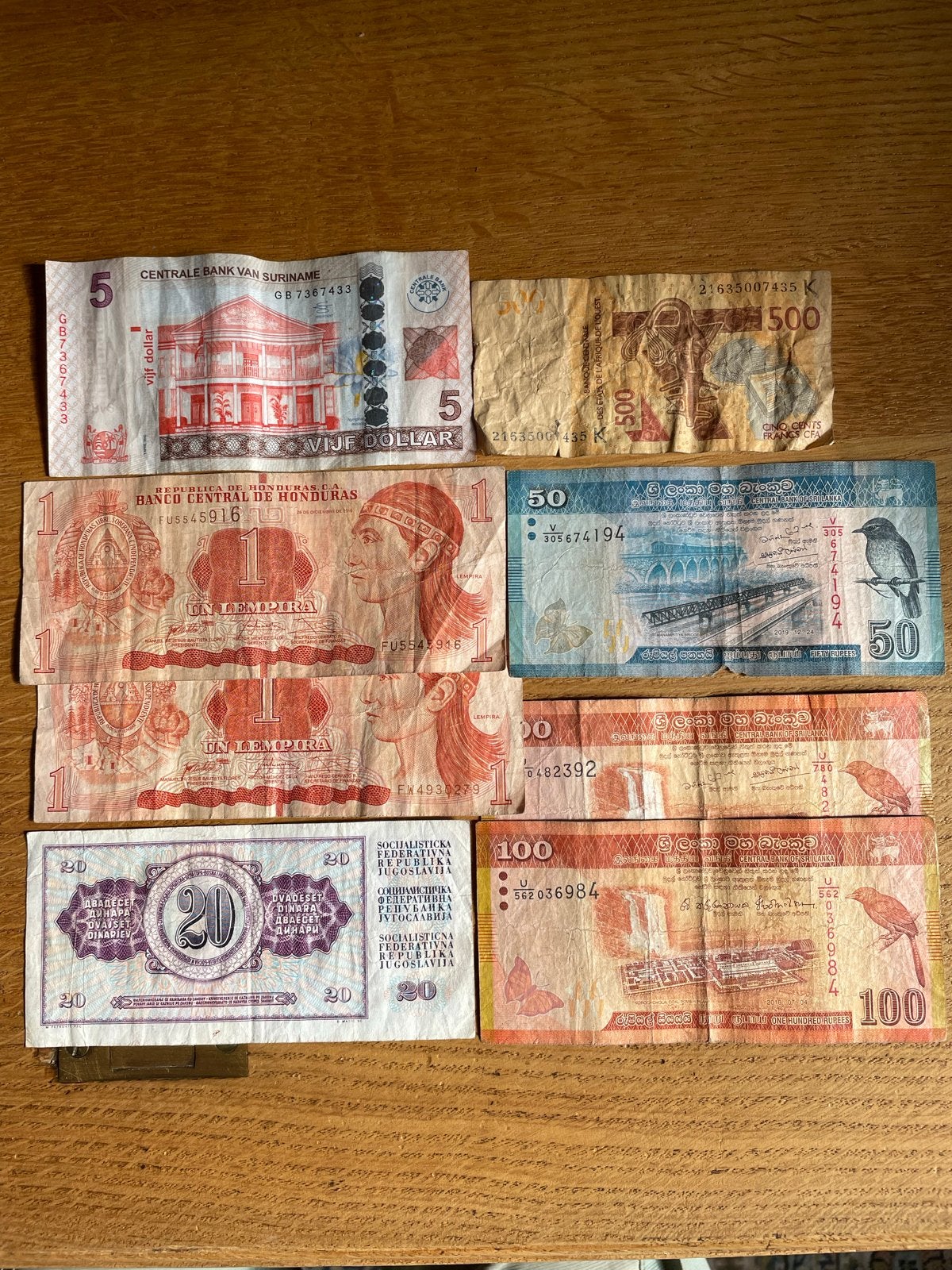 Diverse bankbiljetten, Ophalen of Verzenden