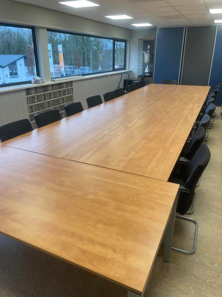 7x Huislijn vergadertafels 200x90cm, hoogte verstelbaar, Huis en Inrichting, Tafels | Eettafels, Ophalen, 50 tot 100 cm, Zo goed als nieuw