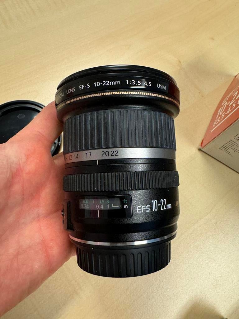 Canon Lens EFS 10-22 mm f/3.5-4.5 USM - perfecte staat, Audio, Tv en Foto, Fotografie | Lenzen en Objectieven, Ophalen of Verzenden
