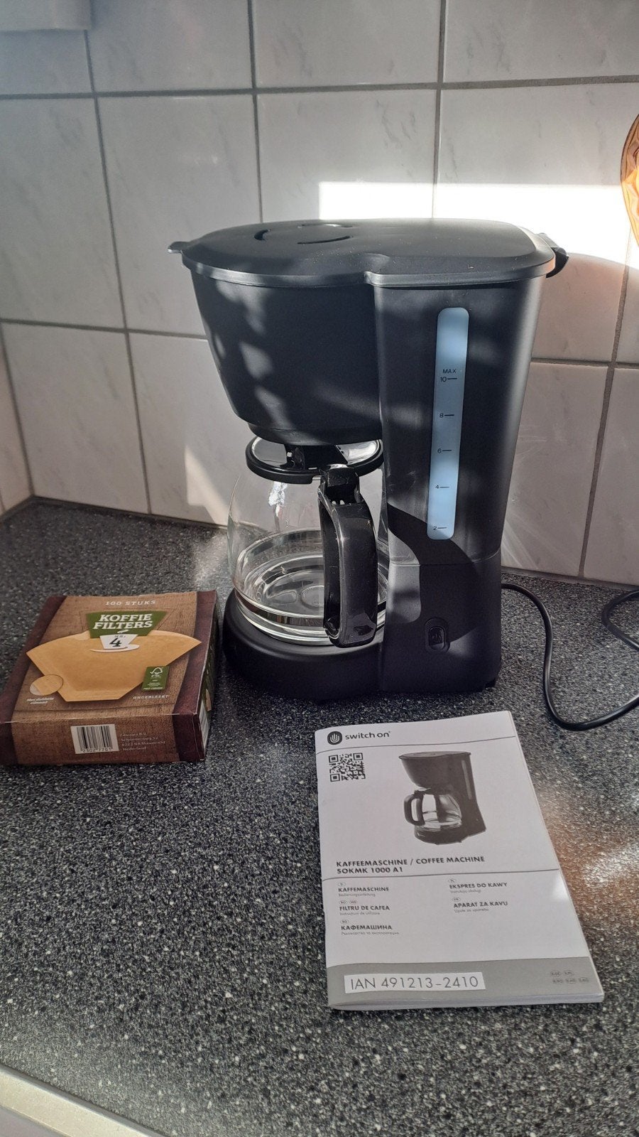 Switch On koffieapparaat nieuw, Witgoed en Apparatuur, Koffiezetapparaten, 10 kopjes of meer, Gemalen koffie, Ophalen of Verzenden