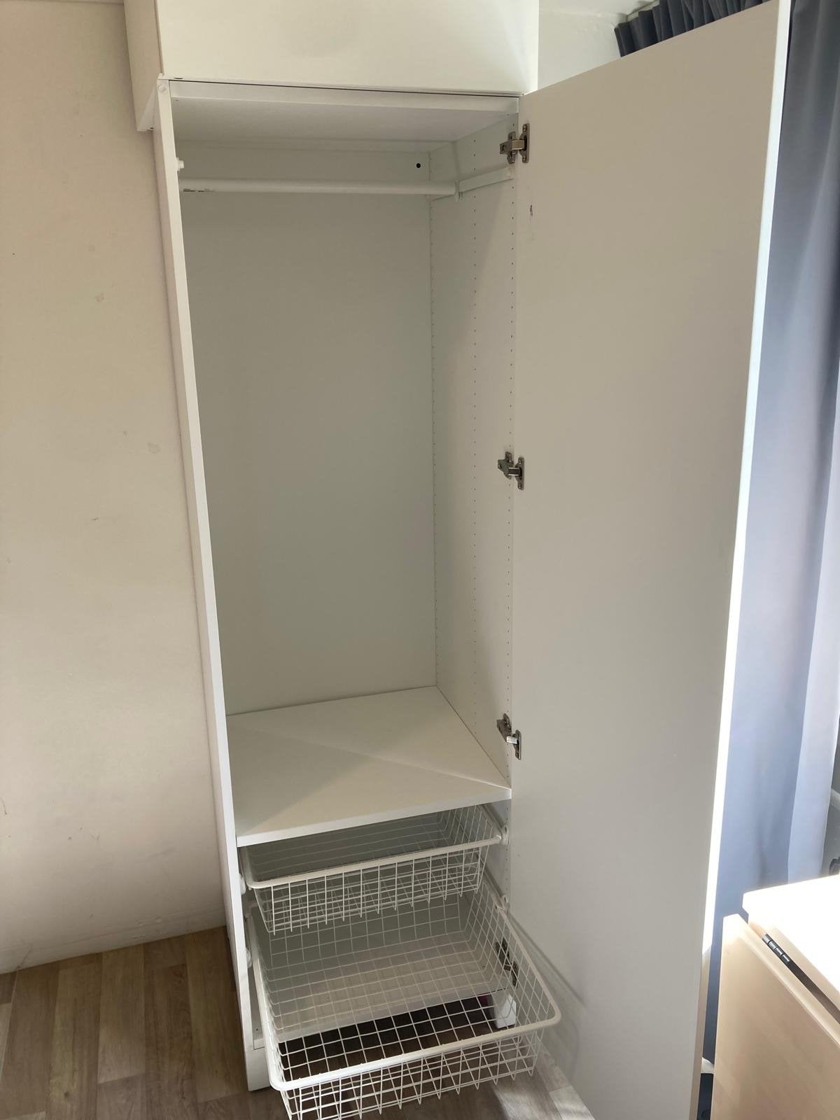 IKEA Kledingkast met hangruimte en planken, Ophalen, Gebruikt, 200 cm of meer, 50 tot 100 cm