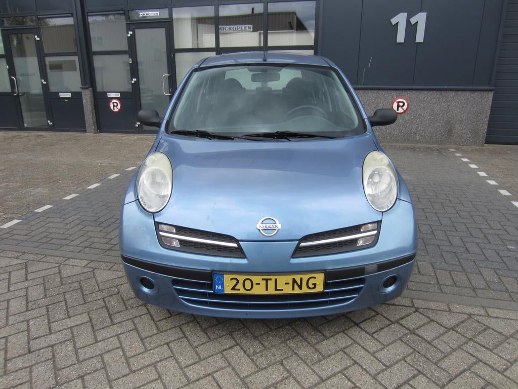 Nissan Micra 1.2 Visia 2006 Airco Automaat 5-Deurs NAP! APK!, Auto's, 15 km/l, 4 cilinders, Blauw, Metallic lak