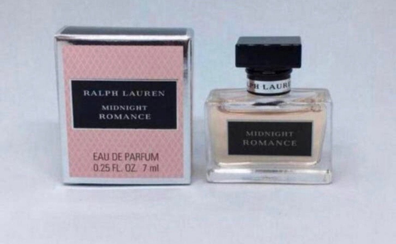 Miniatuur Midnight Romance 7 ml eau de parfum Ralph Lauren, Verzamelen, Verzenden, Nieuw, Miniatuur, Gevuld