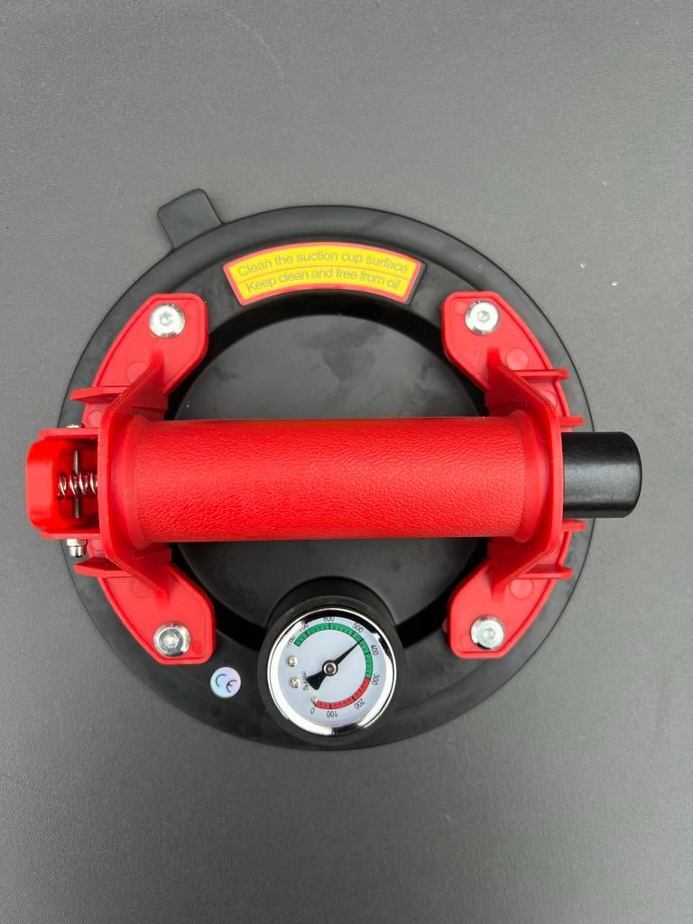 Vacuüm zuignap met manometer voor glas/tegels, Ophalen of Verzenden, Nieuw
