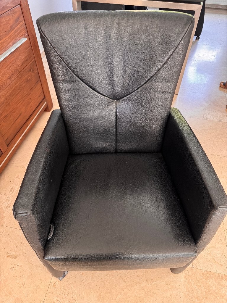 Eetkamerstoelen, Huis en Inrichting, Ophalen, Gebruikt, Zwart, Leer
