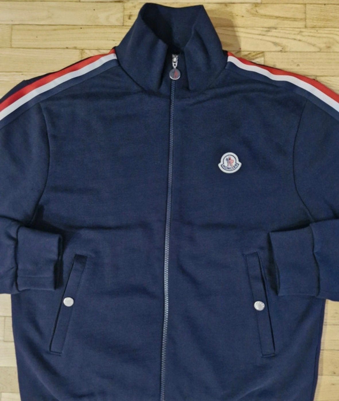 Moncler Vest - Stijlvol en Comfortabel, Ophalen of Verzenden, Zo goed als nieuw, Maat 48/50 (M), Blauw