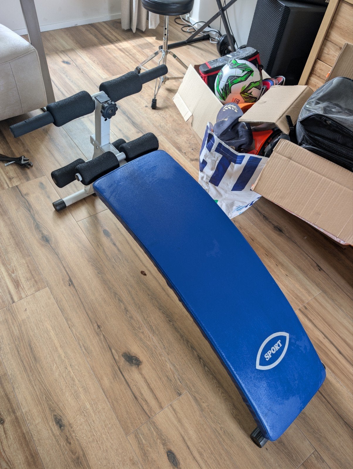 Sit-up bankje, Ophalen, Gebruikt, Buik, Fitnessbank