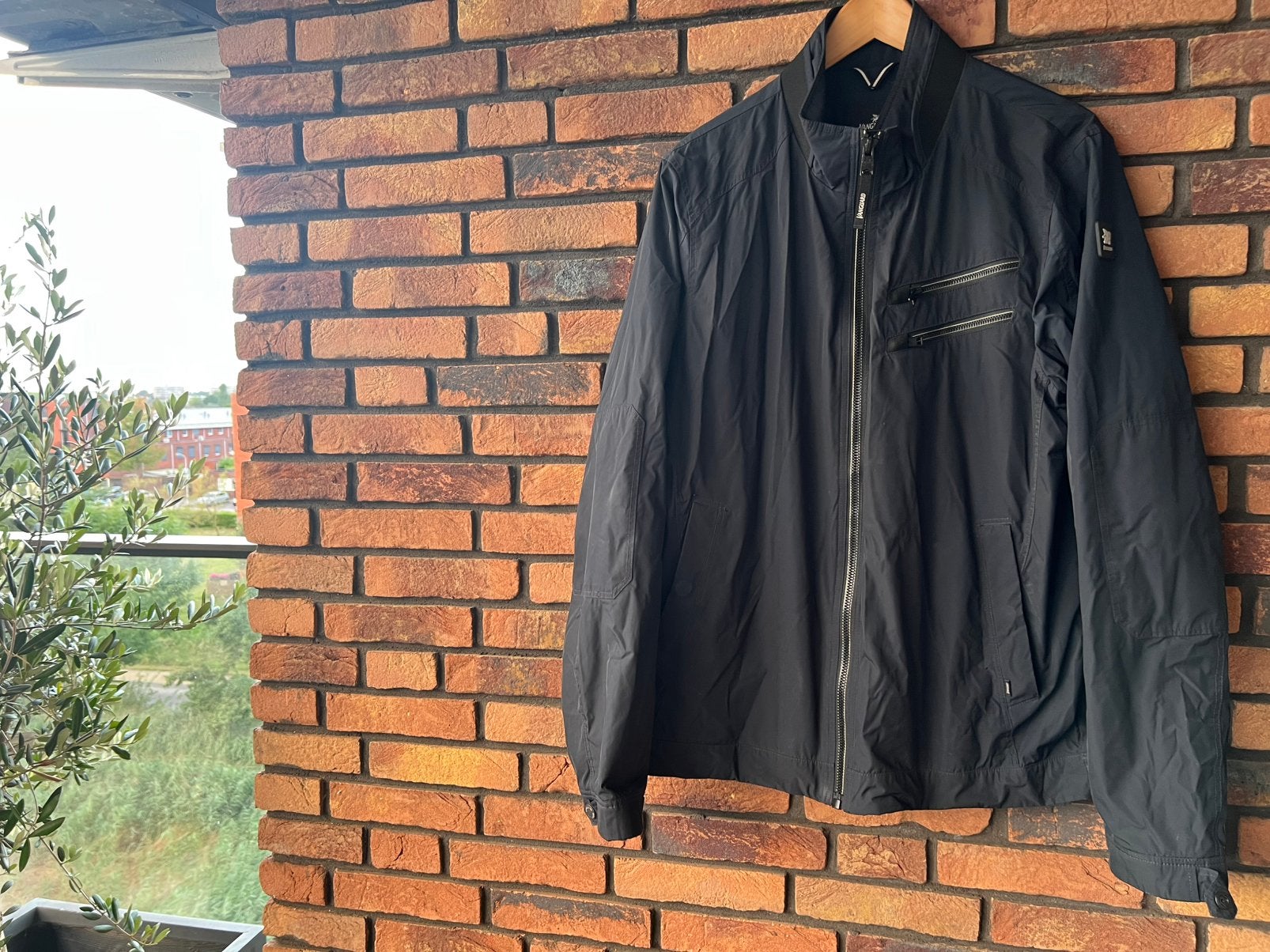 Vanguard   Prachtig d.blauw jack met rits Maat XXL Als nieuw, Verzenden, Zo goed als nieuw, Overige maten, Blauw