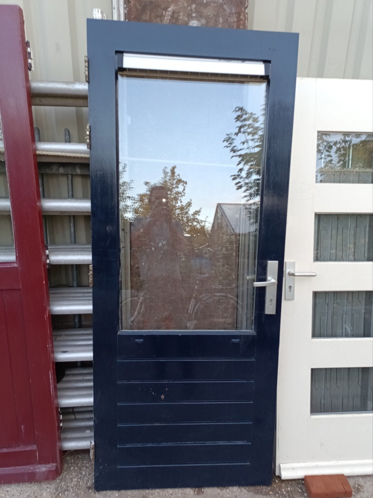 voordeuren/balkondeuren  diverse maten met isolatieglas, Ophalen, Gebruikt, 80 tot 100 cm, Buitendeur