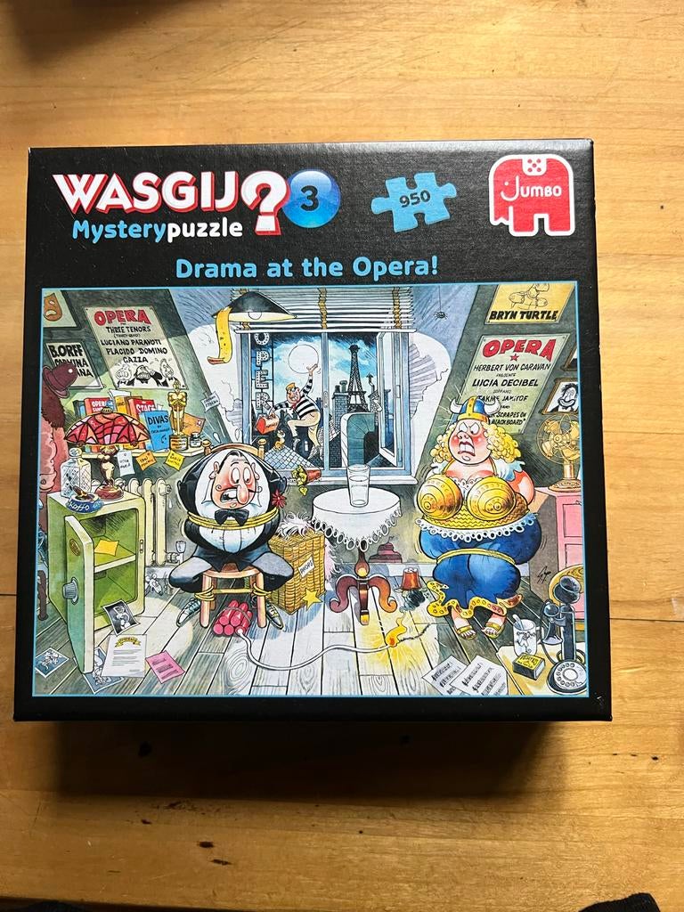 Wasgij Mystery Puzzel 3 en 13, Ophalen of Verzenden, 500 t/m 1500 stukjes, Gebruikt, Legpuzzel