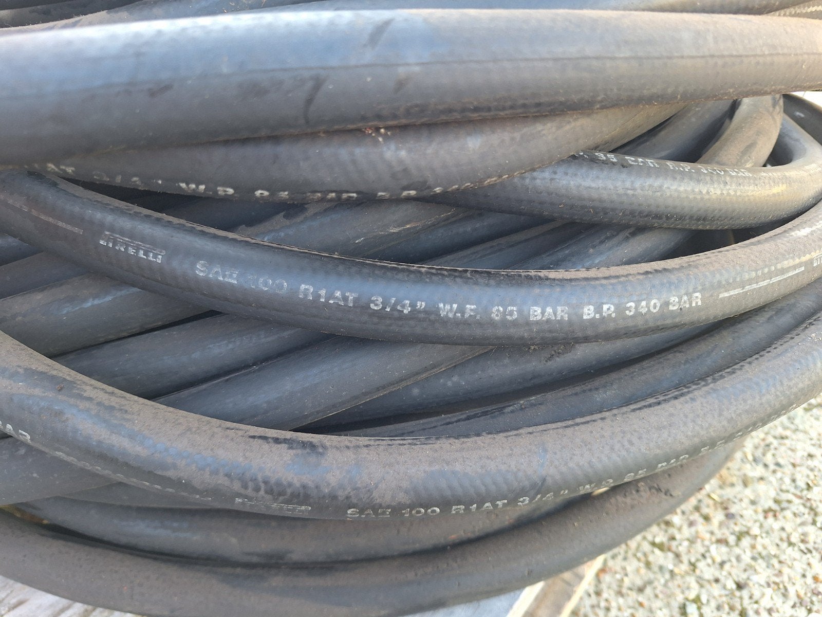 3/4" hydrauliek slang 2x 60 meter (gratis af te hale, Ophalen, Gebruikt, Overige typen
