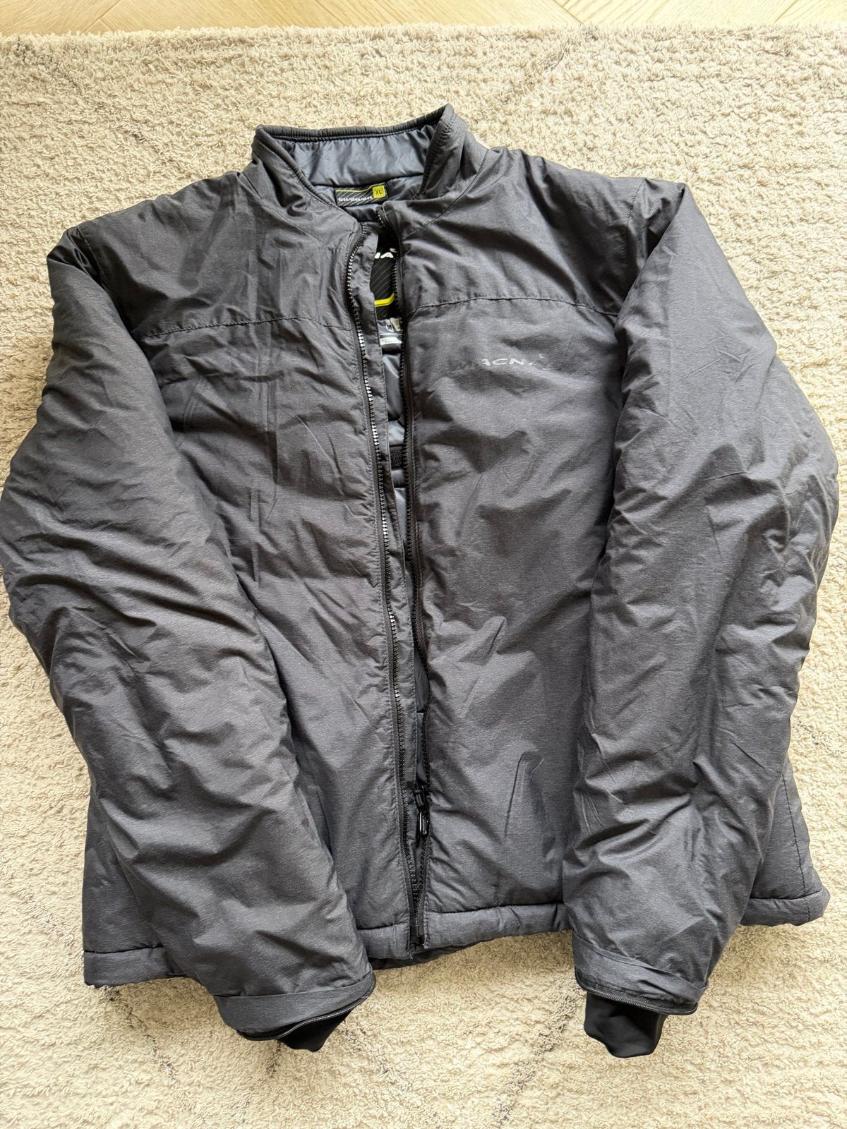 Macna Harvard Motorjas - Maat XL - Zwart, Ophalen of Verzenden, Tweedehands, Heren, Jas | textiel