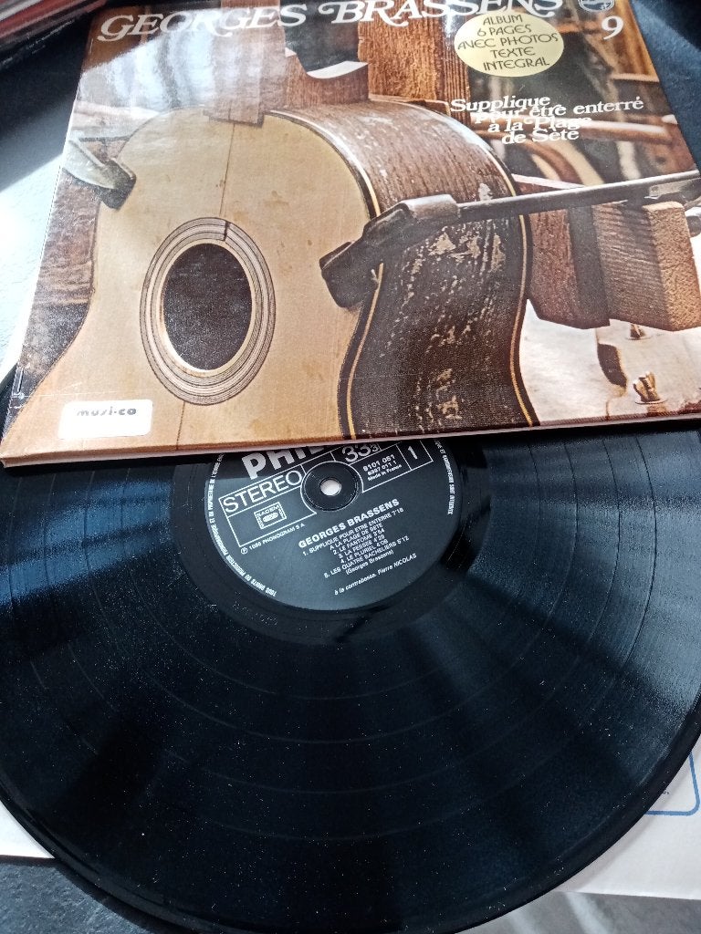 Georges Brassens Supplique pour etre enterre a la plage de s, Kamermuziek, Ophalen of Verzenden, Zo goed als nieuw, 12 inch