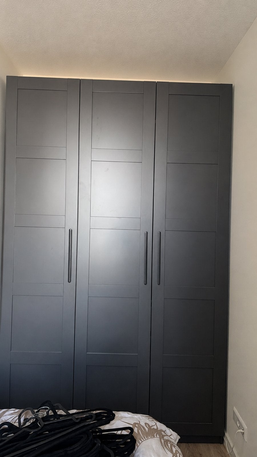IKEA PAX Kledingkast - Donkergrijs met lades en planken, Huis en Inrichting, Kasten | Kledingkasten, Ophalen, Gebruikt, 100 tot 150 cm