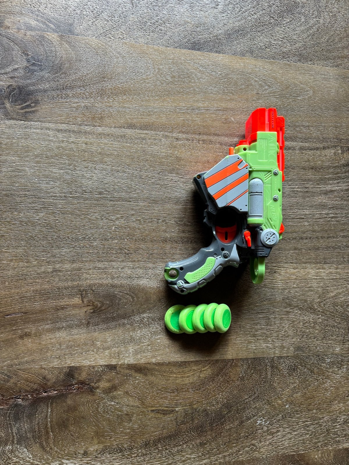 Nerf Vortex Proton Blaster met schijfjes, Ophalen of Verzenden, Gebruikt, Jongen of Meisje