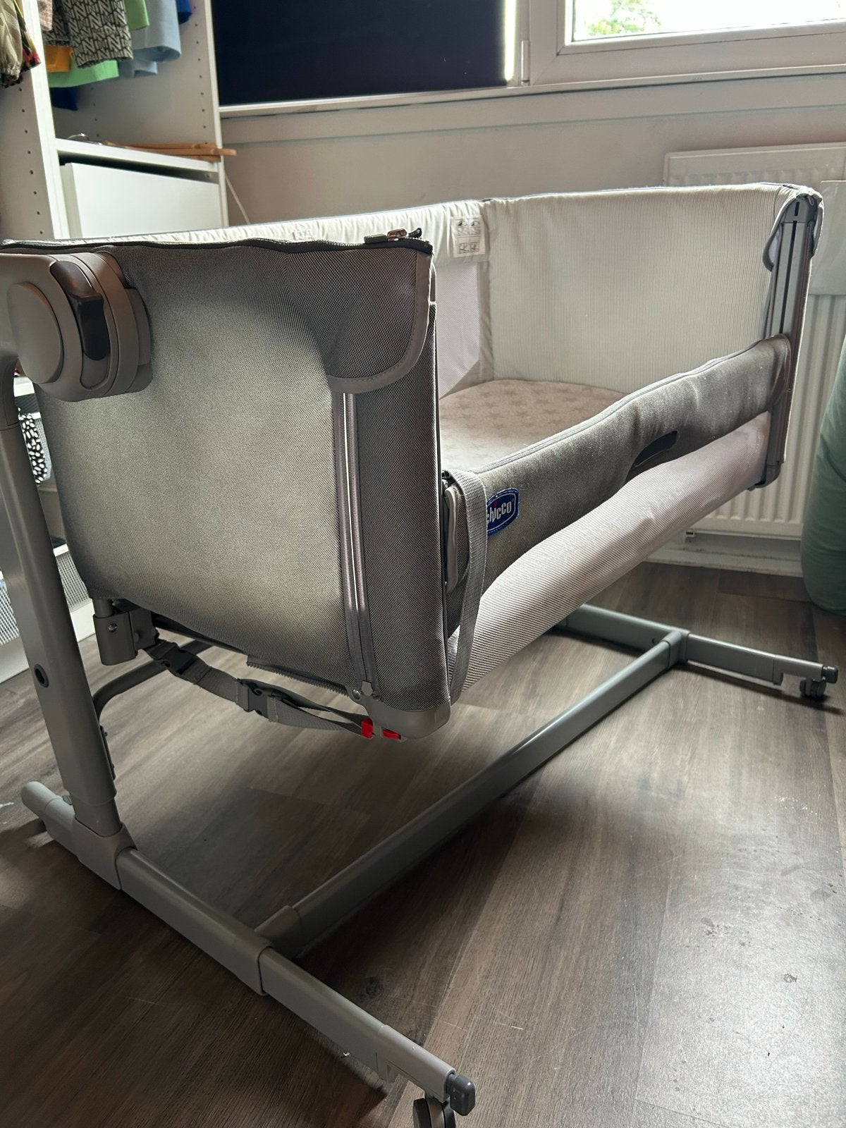 Chicco Next2Me Co-Sleeper Wieg - Grijs, Ophalen, Gebruikt, Wieg