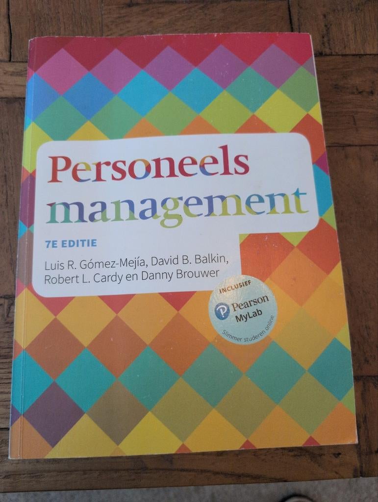 Personeelsmanagement 7e editie - HBO/WO, Boeken, Gelezen, Luis R. Gomez Mejia, Gamma, HBO