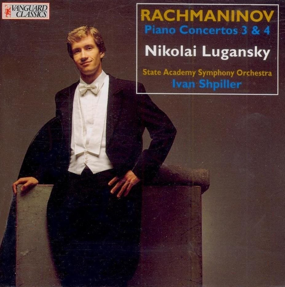 RACHMANINOV Piano concertos 3 & 4 CD LUGANSKY VANGUARD, Ophalen of Verzenden, Romantiek, Gebruikt, Orkest of Ballet