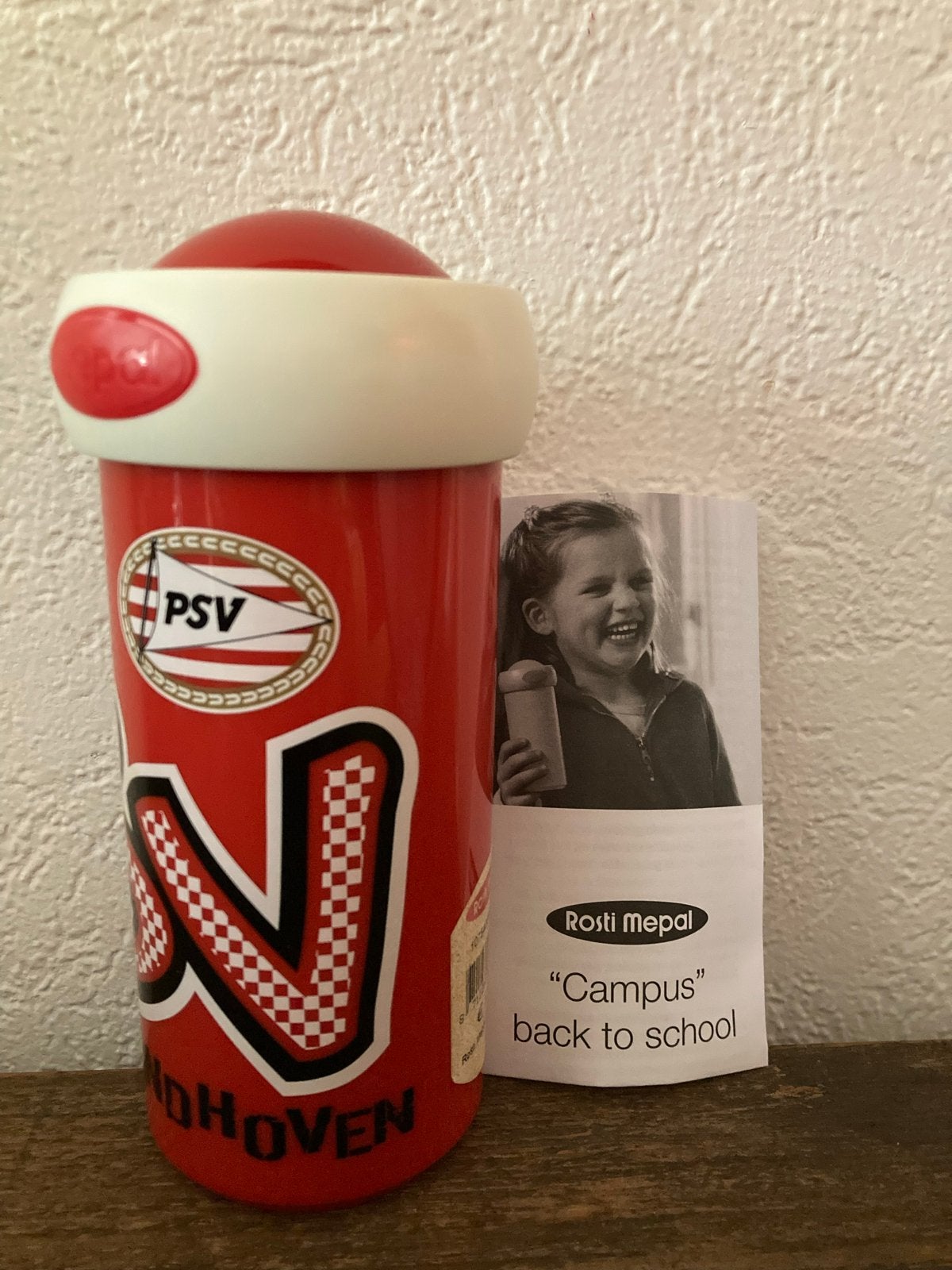 PSV Rosti Mepal Campus drinkbeker - Zo goed als nieuw, Ophalen of Verzenden, Nieuw, PSV
