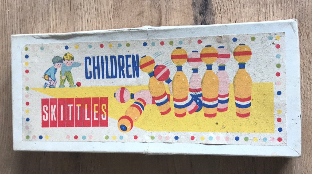 Skittles kinderspel - kegelen, Ophalen of Verzenden, Onbekend, Onbekend, Onbekend