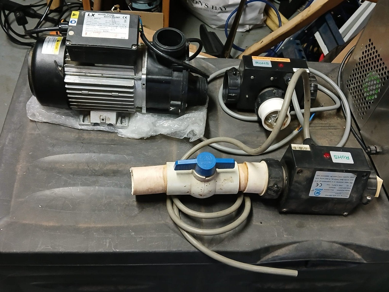 Zwembad/whirlpool circulatie pomp en thermostaat [nieuw], Ophalen, Nieuw, Zwembadpomp