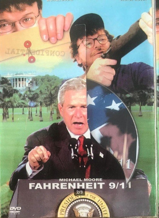 DVD Fahrenheit 9/11 japans Engels film Moore speciale editie, Vanaf 6 jaar, Ophalen of Verzenden, Zo goed als nieuw, Oorlog of Misdaad