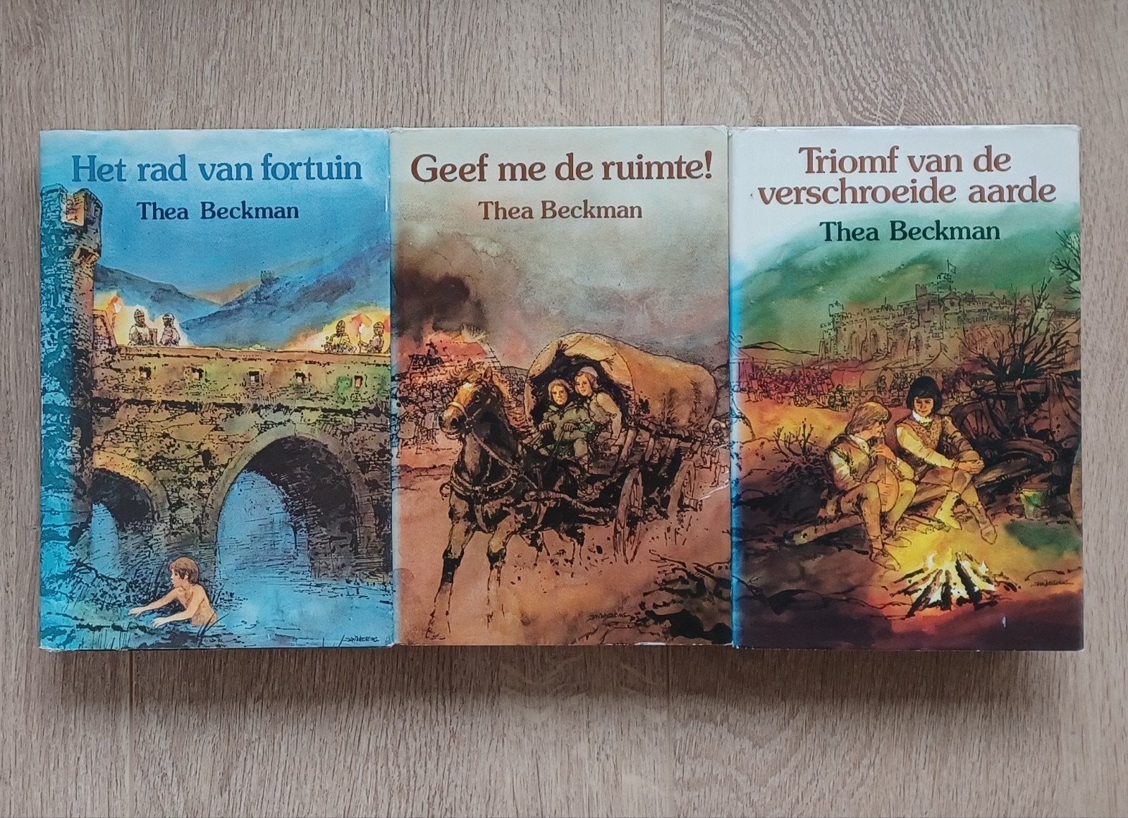 Thea Beckman - Het rad van fortuin, Geef me de ruimte!, Boeken, Ophalen, Gelezen, Thea Beckman, Fictie