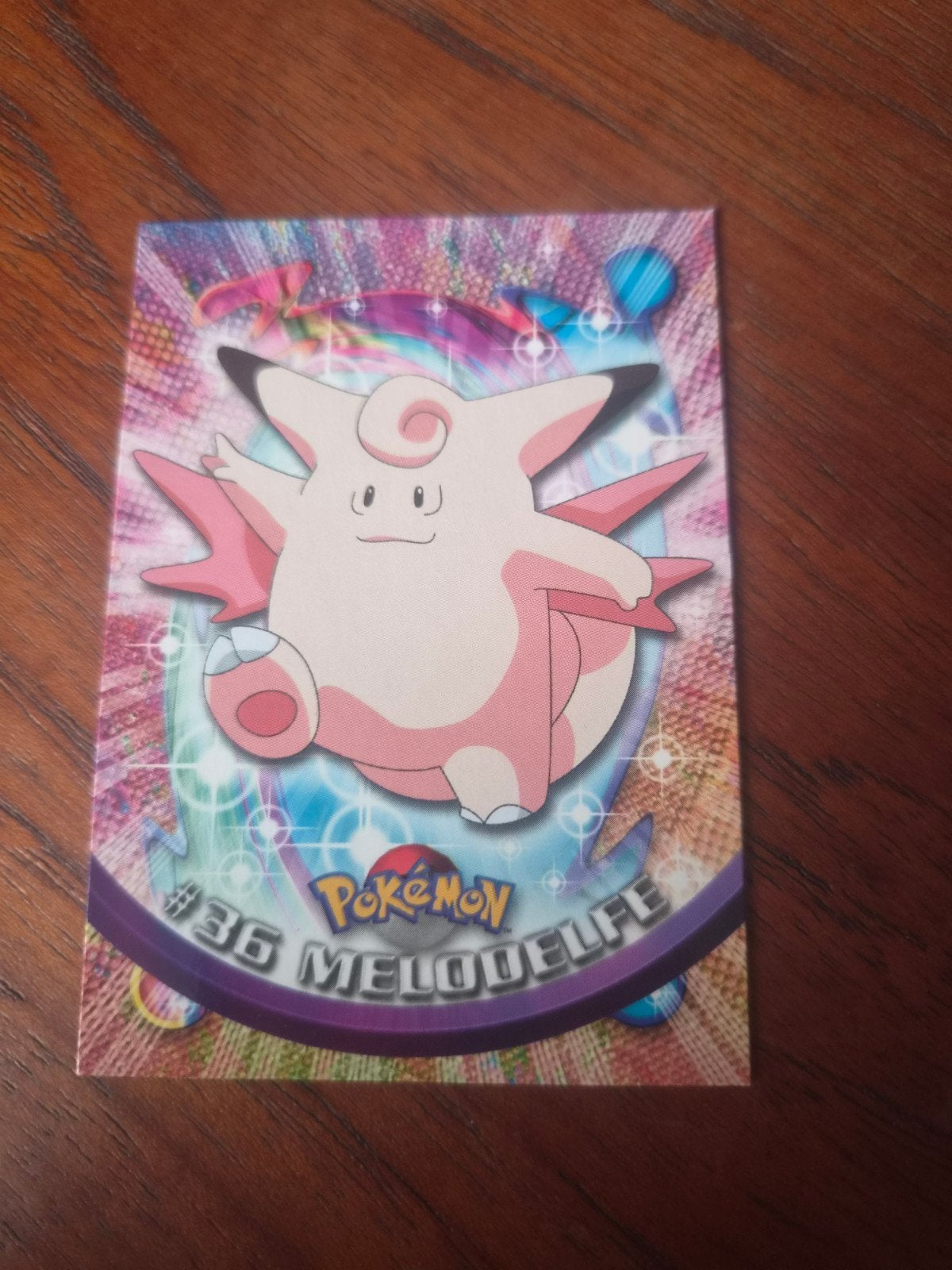Pokémon Melodelfe #36 Topps World Edition Kaart, Ophalen of Verzenden, Gebruikt, Losse kaart