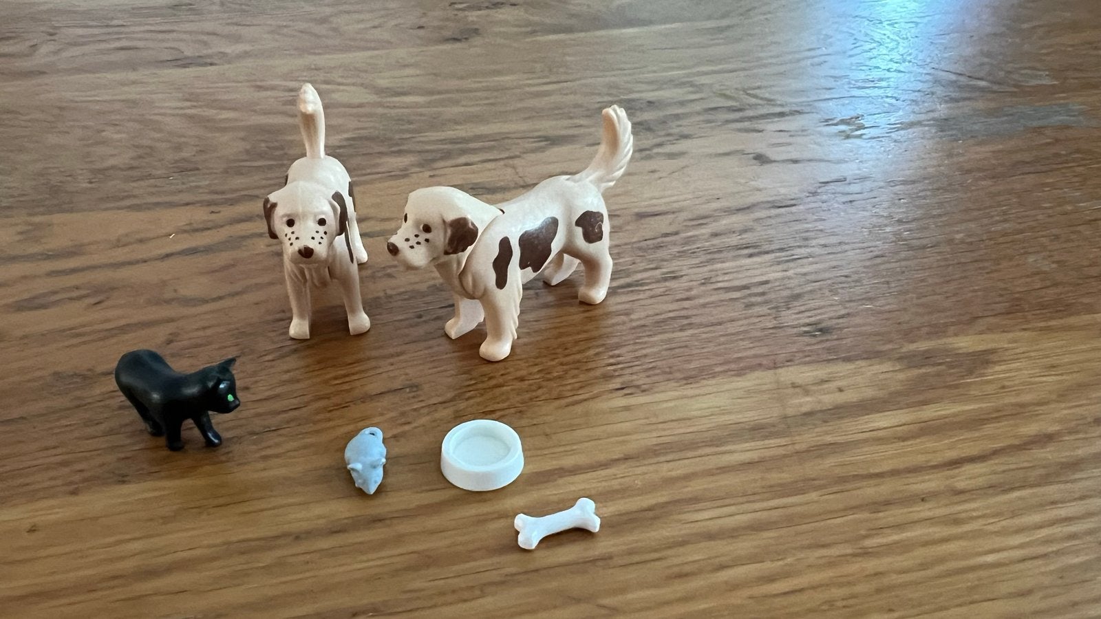 Playmobil honden en kat met accessoires, Ophalen of Verzenden, Gebruikt