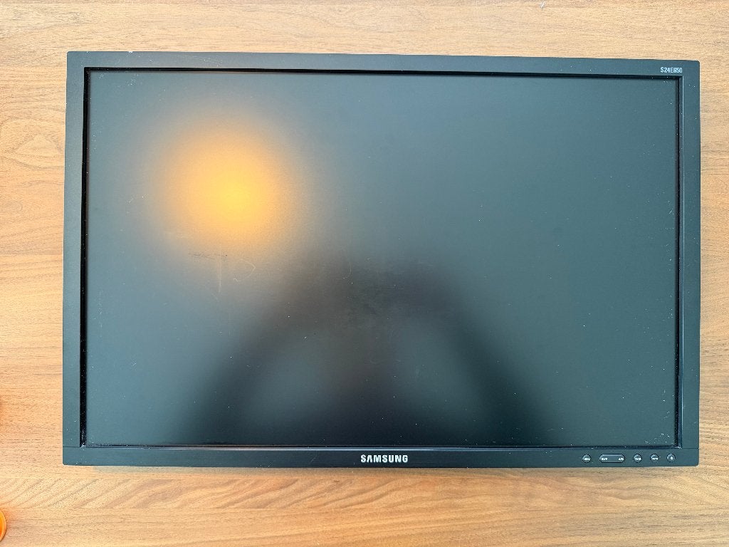 Samsung 24 inch monitor S24E650BW - Full HD, Ophalen, Gebruikt, DisplayPort, Full HD