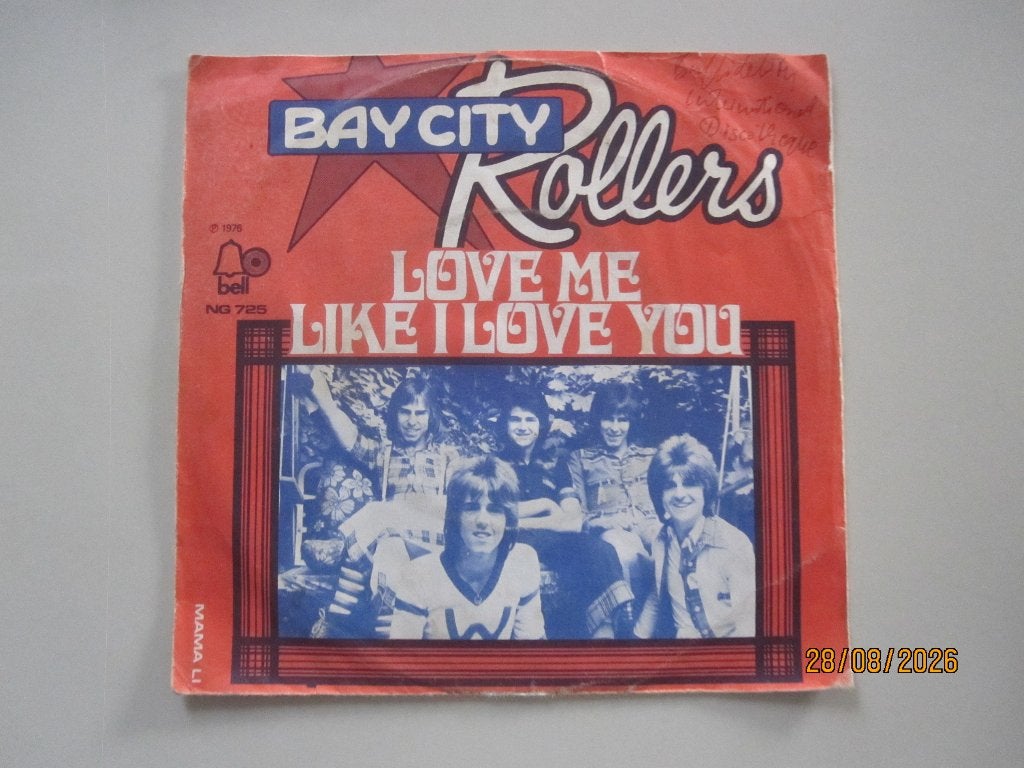 BAY CITY ROLLERS -  love me like i love you - vinyl 7", Gebruikt, 7 inch, Ophalen of Verzenden, Rock en Metal