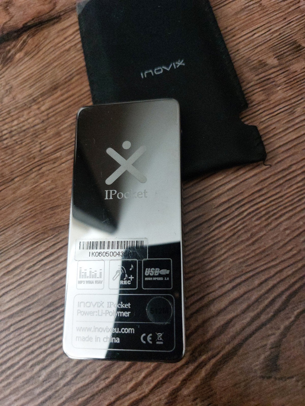 Inovix iPocket MP3-speler - Werking onbekend, geen lader, Ophalen of Verzenden, Niet werkend, Overige merken, Minder dan 2 GB
